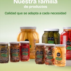 Pickles Conservas -Frasco Vidrio 330Grs.- Durang