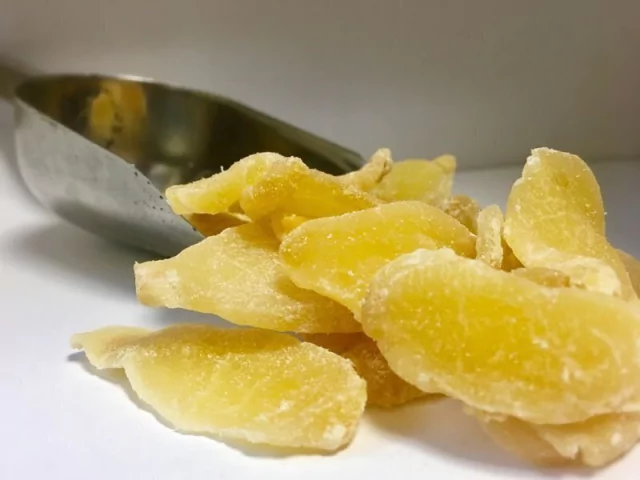 Jengibre Glace en Rebanadas