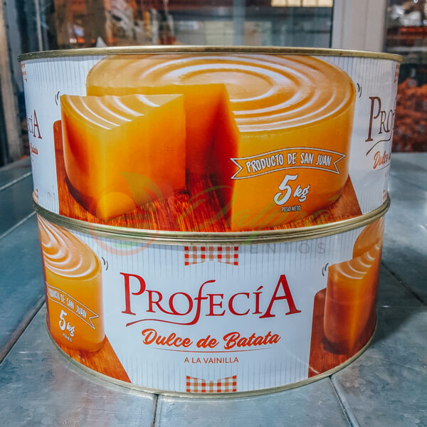 DULCE DE BATATA A LA VAINILLA 5 Kg