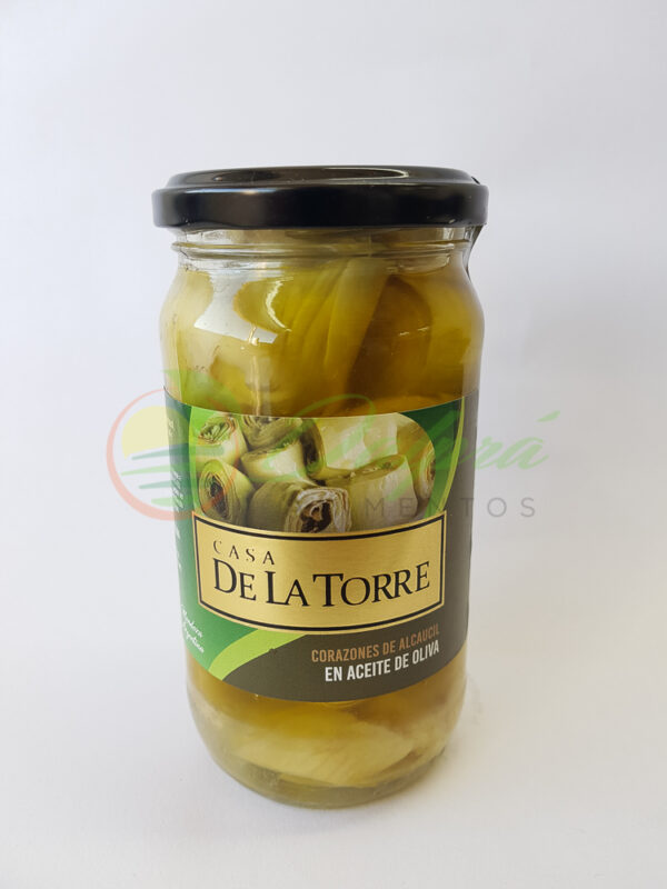 Corazon de Alcaucil en Aceite de Oliva (DE LA TORRE) 12 x 300 gr